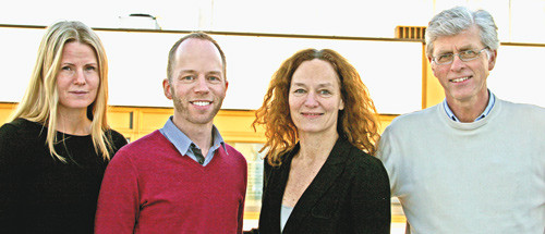 De fire norske medforfatterne: Fra venstre Christine Roth, P&aring;l Sur&eacute;n, Camilla Stoltenberg og Per Magnus. Foto Torunn&hellip;