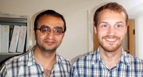 Amin Amro (til venstre) og Fredrik Brekke er to av forfatterne bak artikkelen om dialysepasienters s&oslash;vnkvalitet. Foto Viera&hellip;
