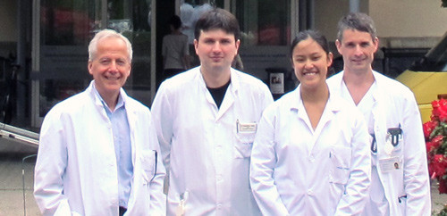 Fra venstre mot h&oslash;yre: Laurence Bindoff, Charalampos Tzoulis (postdoktor og f&oslash;rsteforfatter), Gia Tuong Tran (forskerlinje,&hellip;