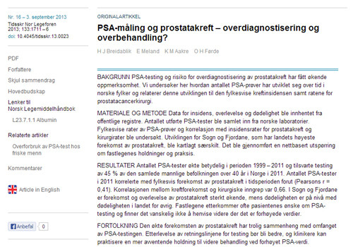 Slik kan en forskningsartikkel se ut. Den fortoner seg ikke akkurat som noen kioskvelter