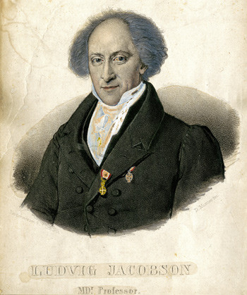Figur 2  Ludvig Levin Jacobson (1783&thinsp;&ndash;&thinsp;1843), ber&oslash;mt dansk lege og anatom. Foto: Medicinsk museion, K&oslash;benhavn