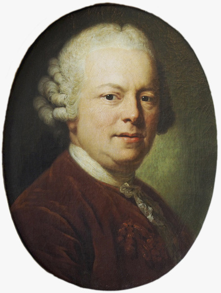 Gottlieb Wilhelm Rabener malt av Anton Graff. Wikimedia Commons