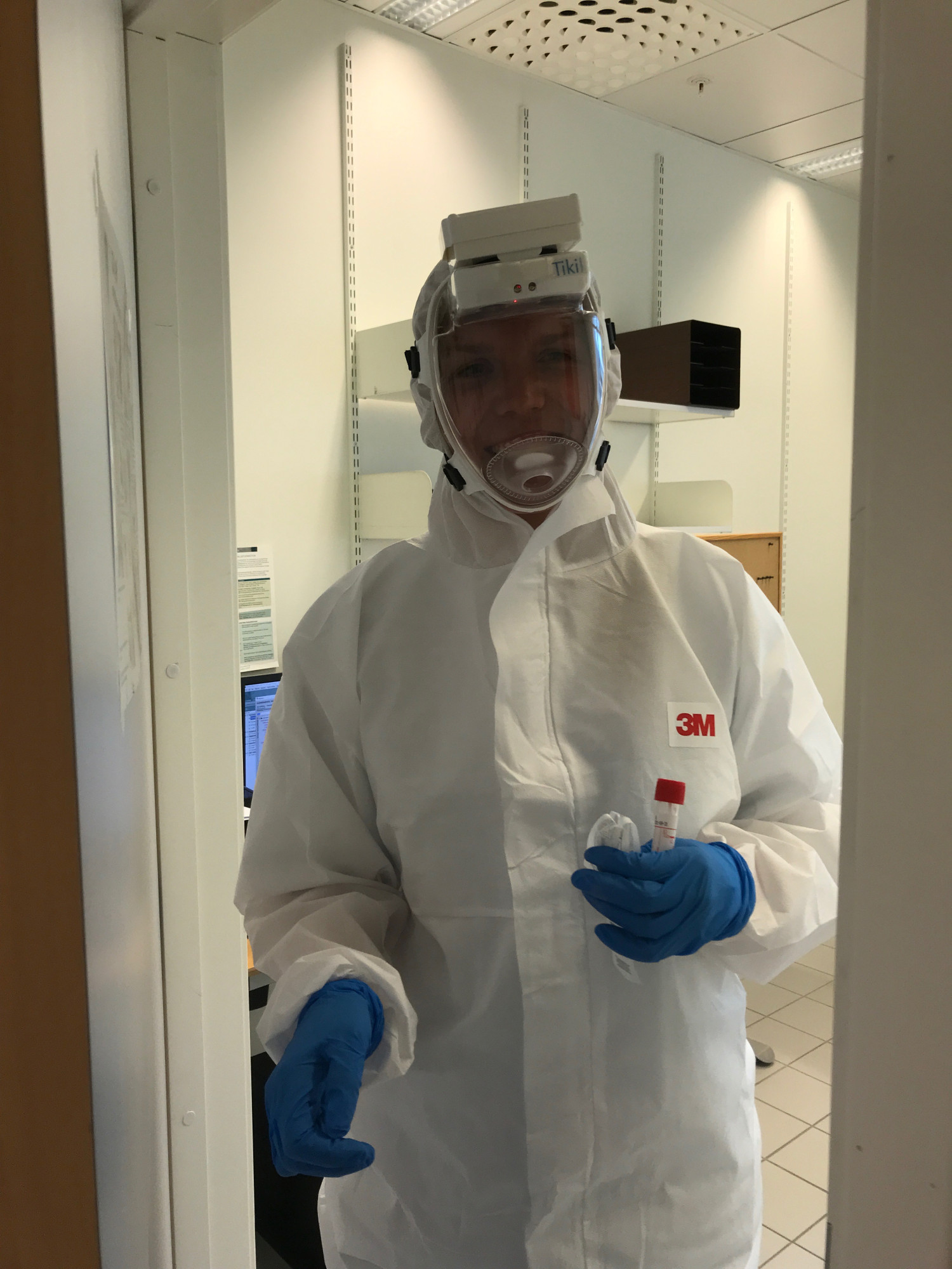 Ellen Mo, fastlegevikar ved Otto fastlegekontor i d&oslash;ra p&aring; luftveispoliklinikken. Foto: privat