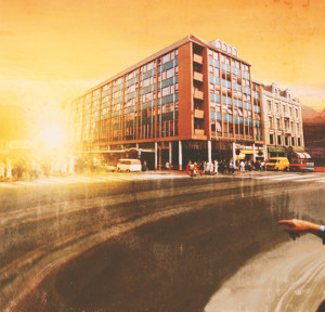 Illustrasjon: Martin Bernar Losvik, basert p&aring; foto av Trondheim Byarkiv (Creative Commons)