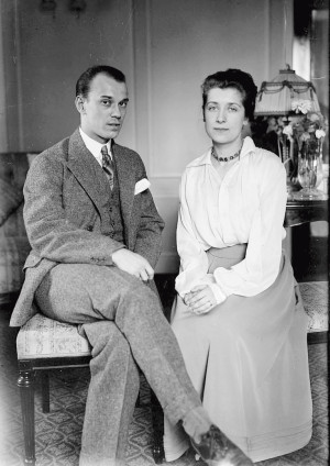 Nijinsky og kona Romola de Pulszky i 1916. Foto: Flickr Commons project / Wikimedia commons