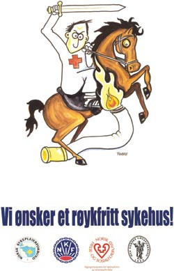 Eksempel p&aring; kampanjemateriell som n&aring; er sendt alle sykehus