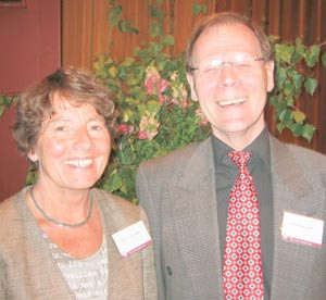 Forn&oslash;yde ordstyrere etter lange og viktige debatter, Wenche Frogn Sell&aelig;g og Bj&oslash;rn Martin Aasen. Foto Lisbeth T. Kongsvik