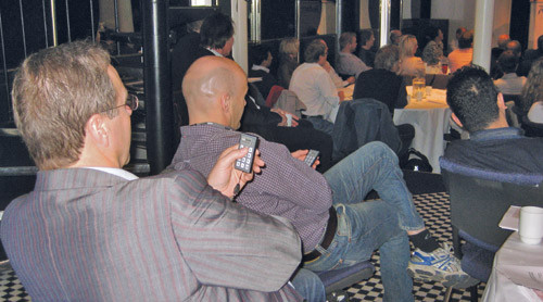 Mentometerknappene ble brukt flittig under kurset. Foto Lise B. Johannessen