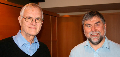 Per Vaglum (t.v.) og &Oslash;ystein Melb&oslash; Christiansen (t.v.) innledet til diskusjon rundt etiske dilemmaer knyttet til det &aring; v&aelig;re&hellip;