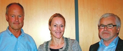 Petter Gottschalk, Hege Gjessing og Lars Haukaas. Foto Knut E. Braaten