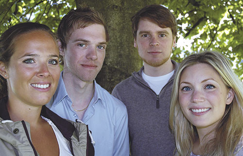 Fra venstre Ingrid Neteland, Eivind Valestrand, Karl Erik M&uuml;ller og Else Fj&oslash;sne. Sofie Paus var ikke til stede da bildet ble&hellip;