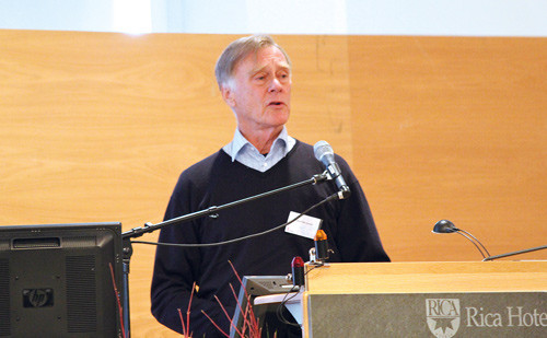 Hans Petter Aarseth innledet fra Helsedirektoratet. Foto Stein Runar &Oslash;stigaard