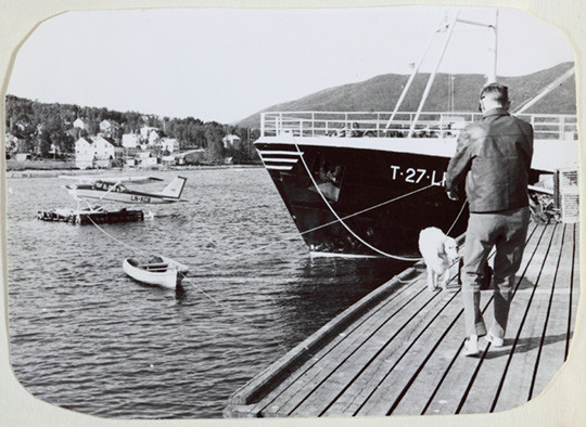 P&aring; reden i Gilbostad havn. Foto: Privat