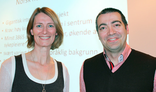 Christina Drewes og Shahram Shaygani er begge st&oslash;tteleger med erfaring som utenlandske leger i Norge. Foto Lise B&hellip;