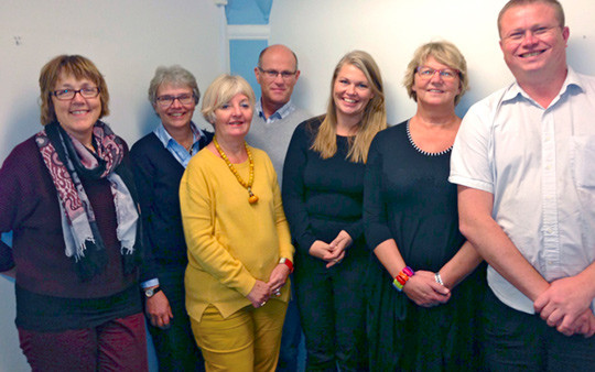 LSAs styre fra 2013&thinsp;&ndash;&thinsp;15. Fra venstre: Inger Williams, Barbro Kvaal, Toril Hagerup-Jenssen, Ole Johan Bakke, Kirsten Toft,&hellip;