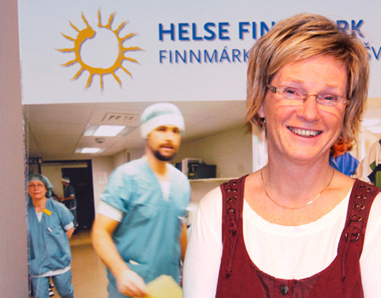 Wenche Kj&oslash;l&aring;s h&aring;per mange nye spesialister velger Helse-Finnmark. Foto Stein Runar &Oslash;stigaard