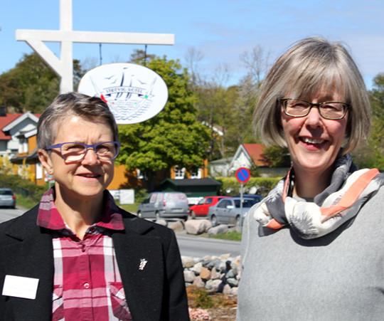 Kristin Karstad (t.v.) og Anne Grethe Erlandsen. Foto Stein Runar &Oslash;stigaard