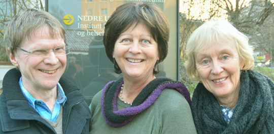 Per Lagerl&oslash;v, Kirsten Valebj&oslash;rg Knutsen og Mette Brekke. Foto: Per Hjortdahl