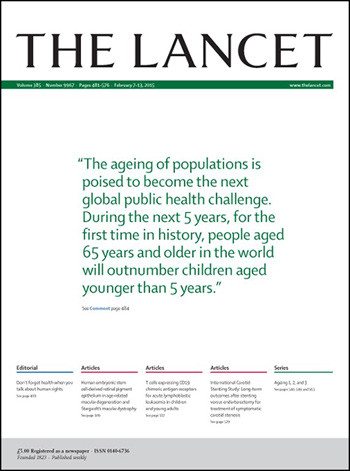 Studien ble e-publisert i tidsskriftet The Lancet 4. februar 2015.