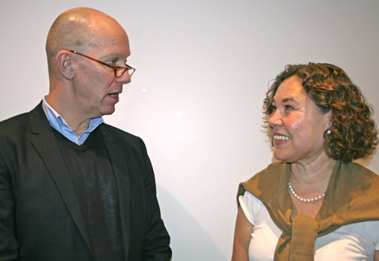 Jan Fredrik Andresen og Kristine Holk diskuterte ulik praksis i reaksjoner p&aring; rusbruk blant helsepersonell. Foto Lise B&hellip;