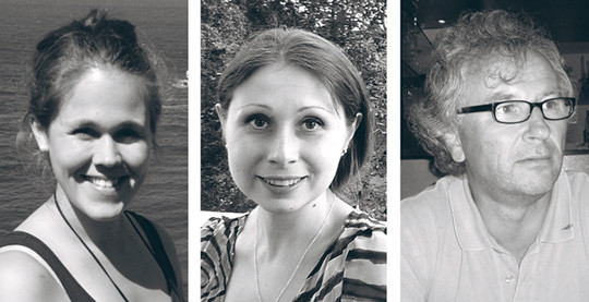 Ellen &Oslash;. Carlsen, Doriana Misceo og Eirik Frengen. Foto: Privat