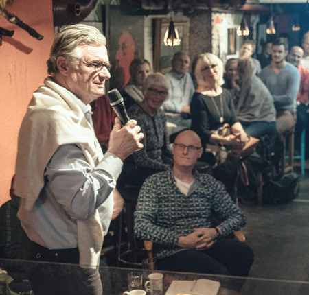 SKAPTE ENGASJEMENT: Gisle Roksund og tema &laquo;Friske pasienter og feige leger&raquo; skapte engasjement i Bod&oslash;. Kristian Fanghol&hellip;