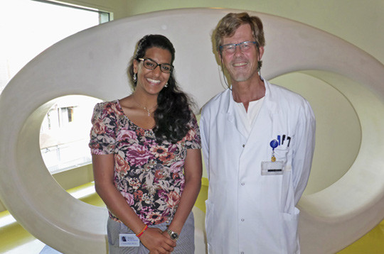 Rosilin K. Varughes og Sverre H. Torp. Foto: Privat