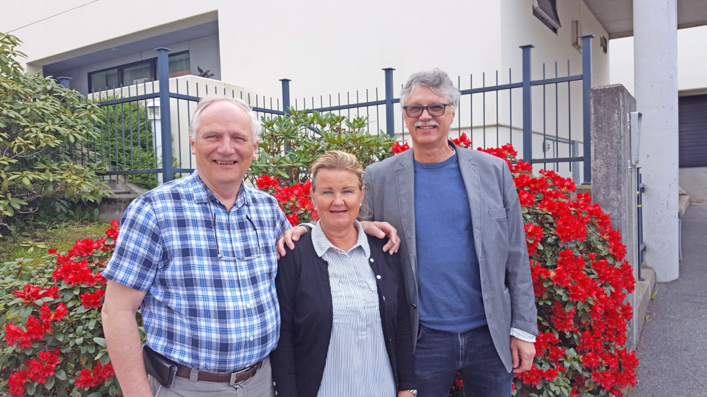 Fra venstre Eivind Meland, Gro Beate Samdal, Geir Egil Eide. Foto: Stefan Hj&oslash;rleifsson
