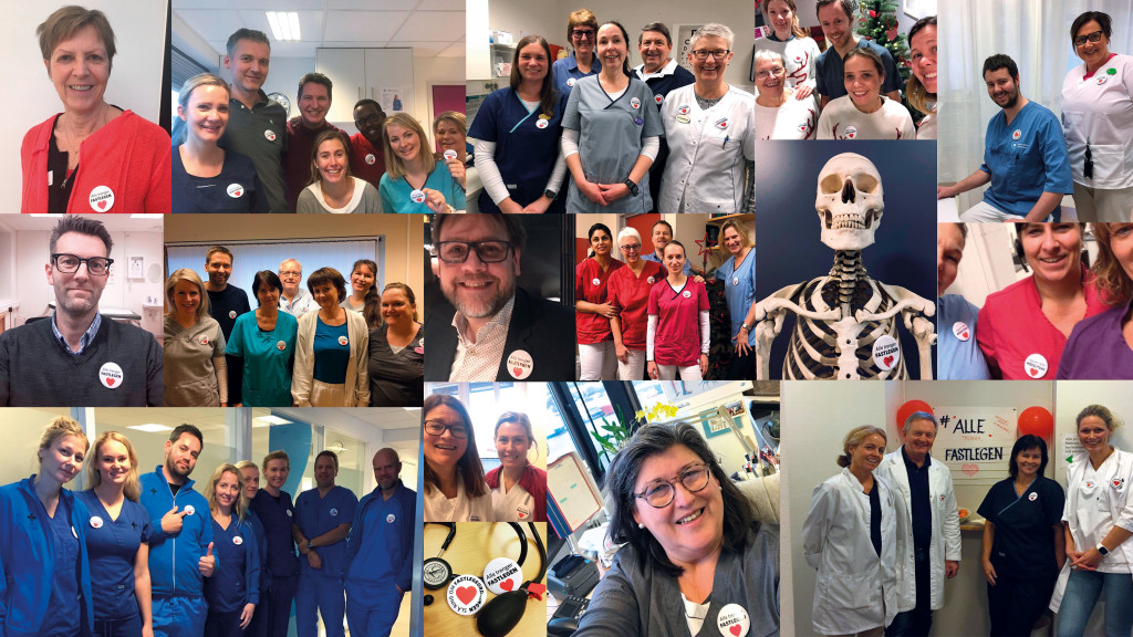 STORT ENGASJEMENT: Et lite utvalg av bildene som ble delt med emneknaggen #alletrengerfastlegen. Fotomontasje: Anne-Lene&hellip;