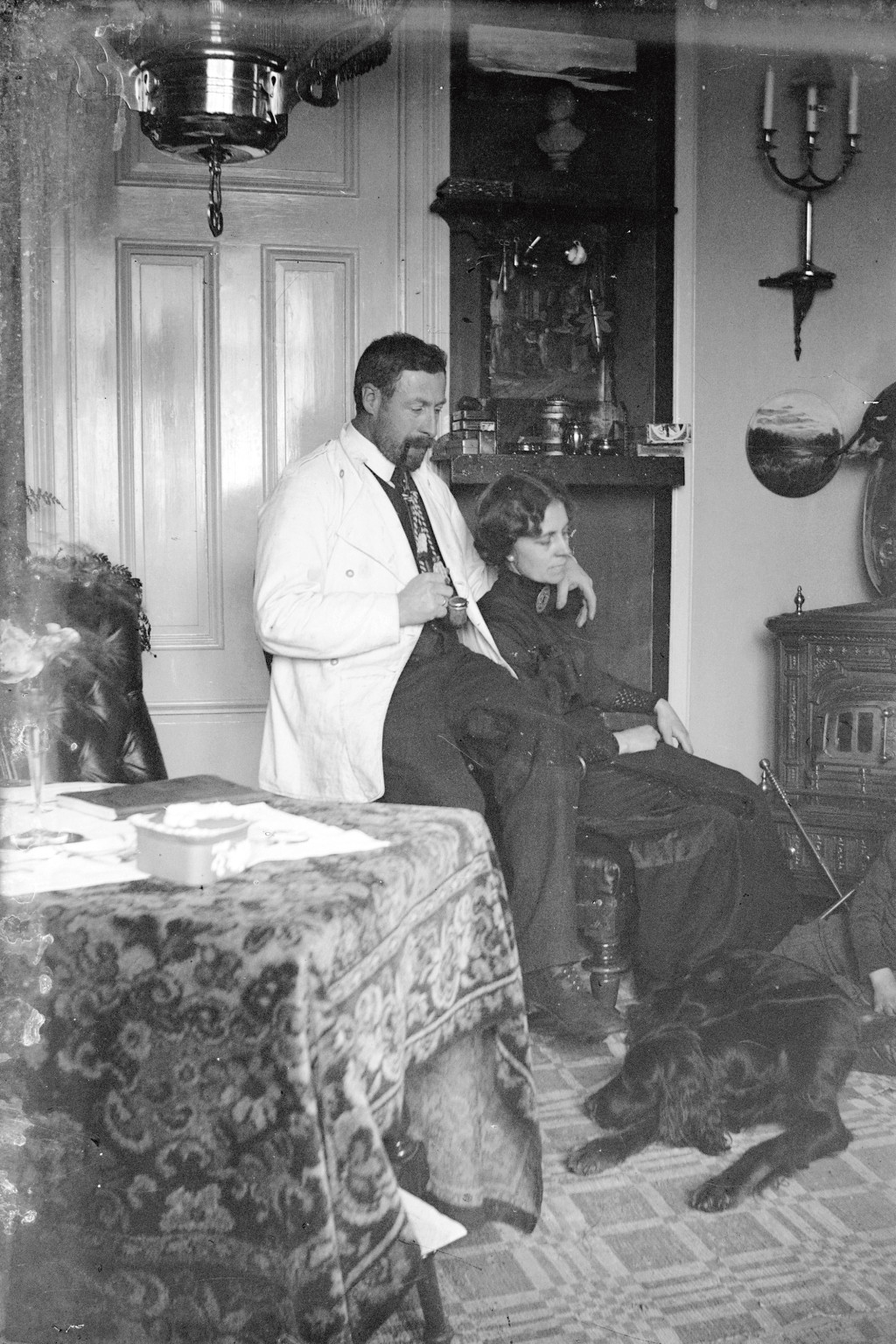 Christian Fredrik and Dagny Rossow, Andenes, around 1918. Photo: Magdalene Norman/S&oslash;r-Troms Museum