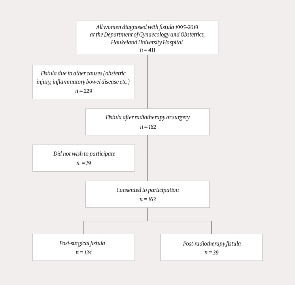 Figure 1 Gynaecological fistulae caused by surgery and/or radiotherapy treated at the Department of Gynaecology and&hellip;