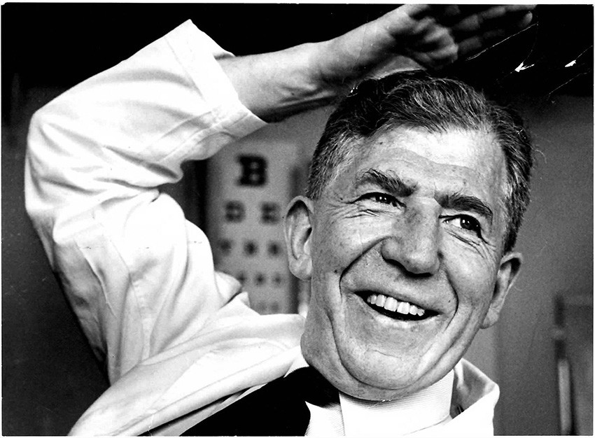 Figur 4 Marius Haarr p&aring; 70-&aring;rsdagen. Foto: Sunnm&oslash;rsposten