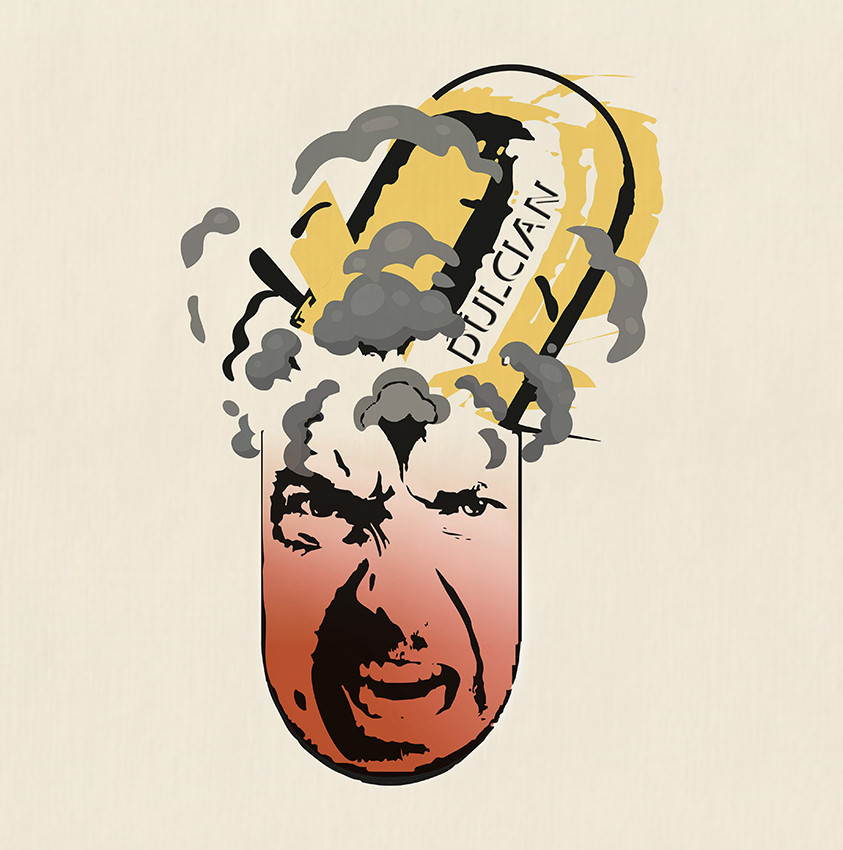 Figure 1 The fictional Dulcian pill. Illustration: Mariken Lie