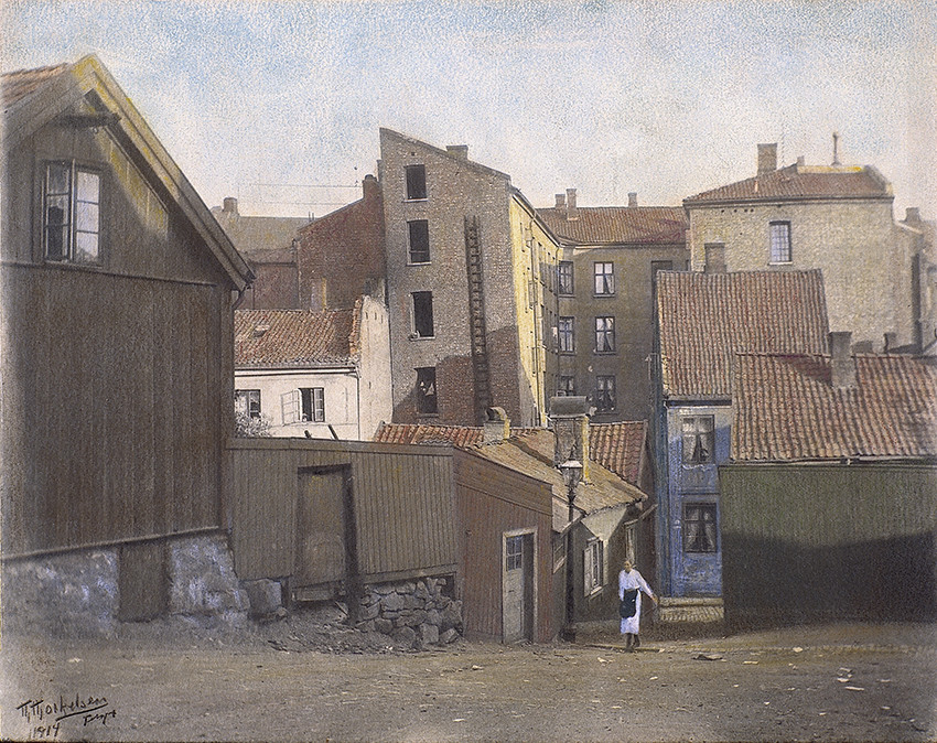 Figur 1 Forstaden Pipervika, hvor det var billig &aring; bo, ble et vanlig sted &aring; losjere for studentene p&aring; 1800-tallet. Dette&hellip;