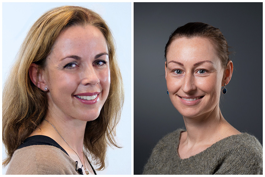 HUDLEGEDUO: Eva Maria Rehbinder (til h&oslash;yre) og Teresa L&oslash;vold Berents er eksperter p&aring; behandling av atopisk eksem. Foto:&hellip;