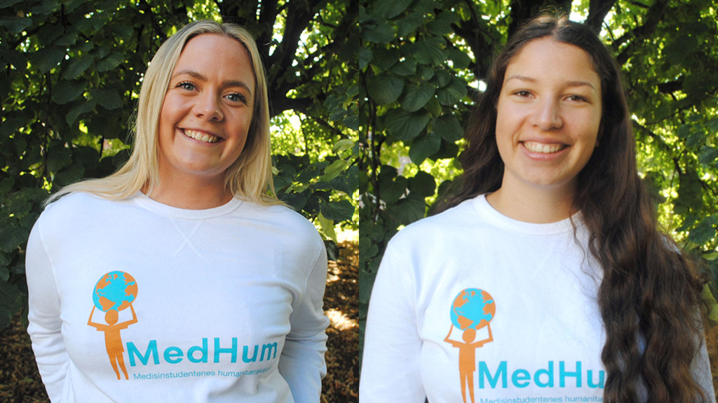 LEDERDUO: Leder i MedHum&nbsp;2021/2022, Amalie Fagerli Tegnander (t.v.), og leder i MedHum Oslo 2020/2022, Victoria Helen&hellip;